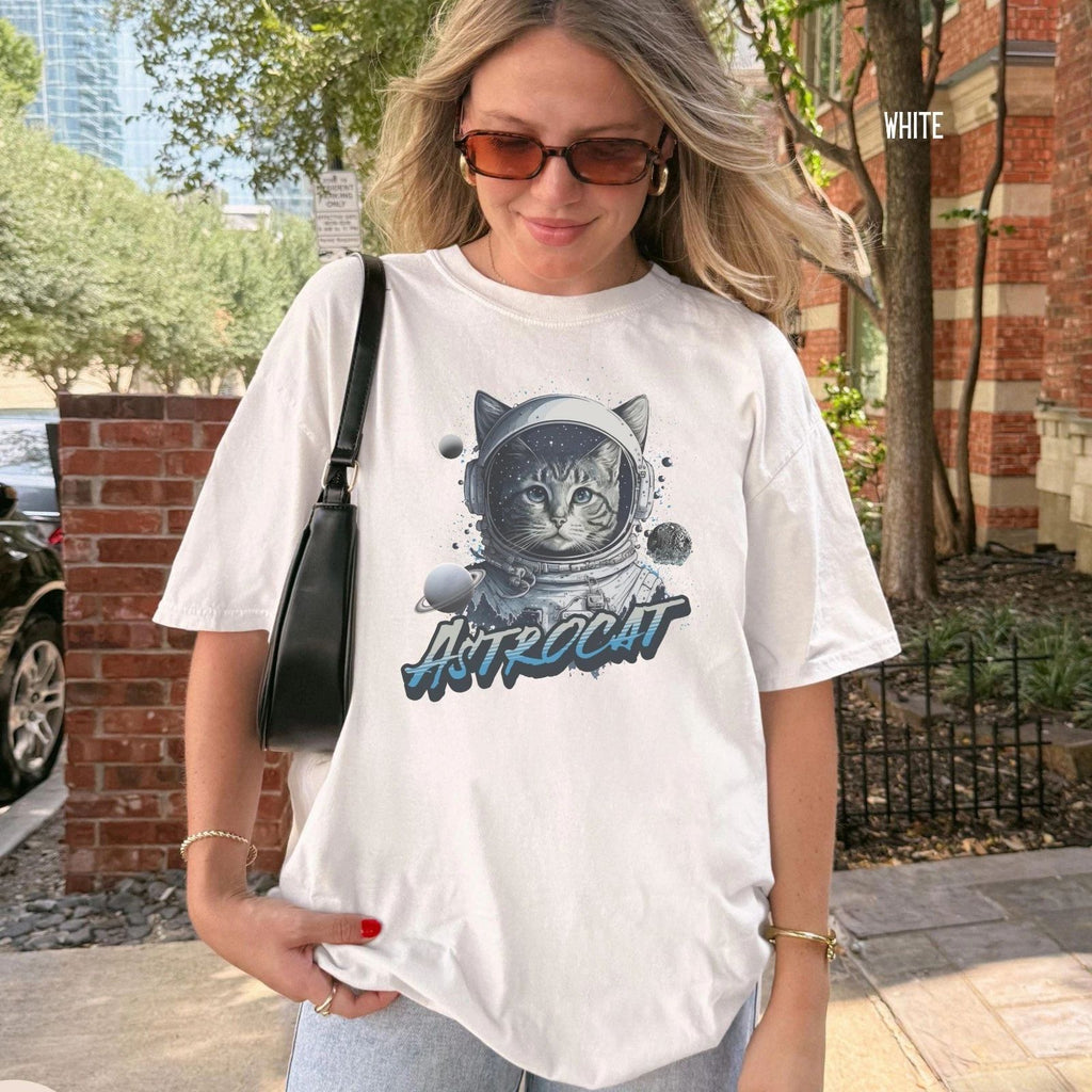 Astro Cat Shirt, Funny Cat Shirt, Space Cat Tee, Cat Lover Gift