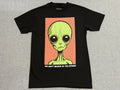 Alien Shirt Mens Small Black We Don't Believe In You Either Graphic Tee MELMARC