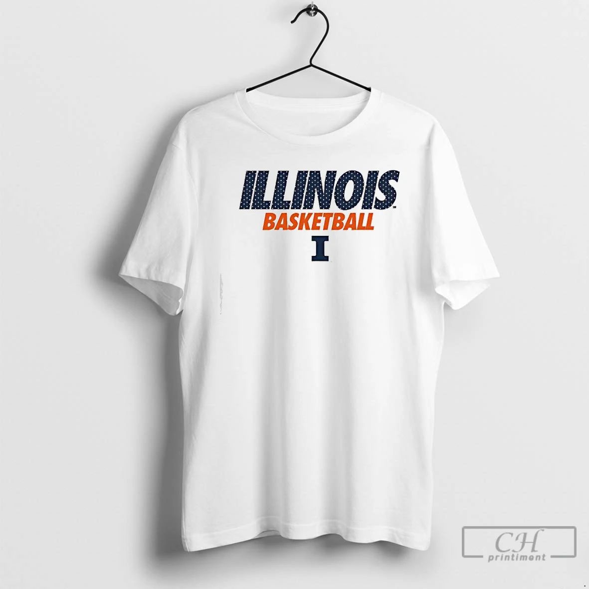 Premium Illinois Basketball Jersey T Shirts