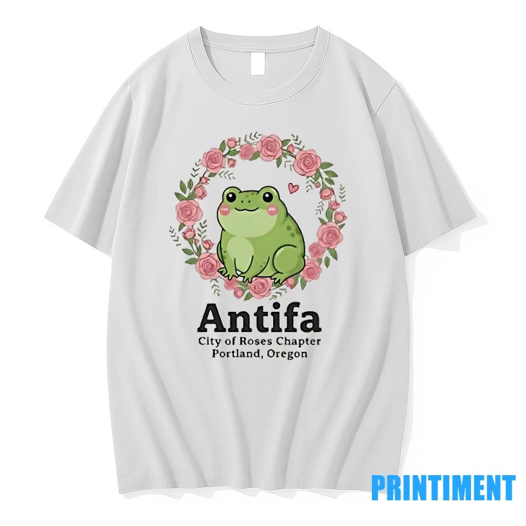 Antifa City Of Roses Chapter Portland Oregon Frog Tshirts Sweater