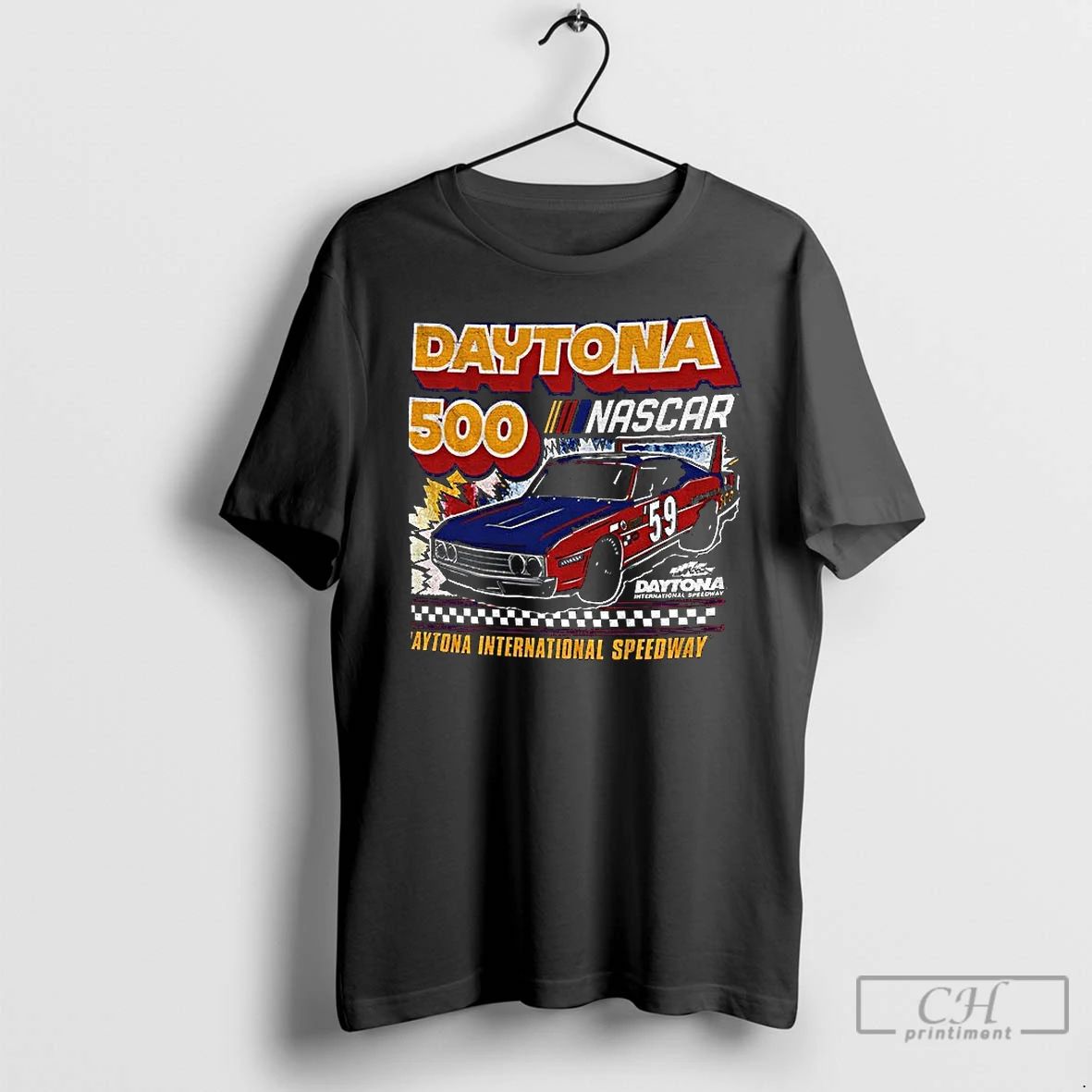Classic Daytona International Speedway 47 Daytona 500 Race Day Foundation Nascar T Shirts
