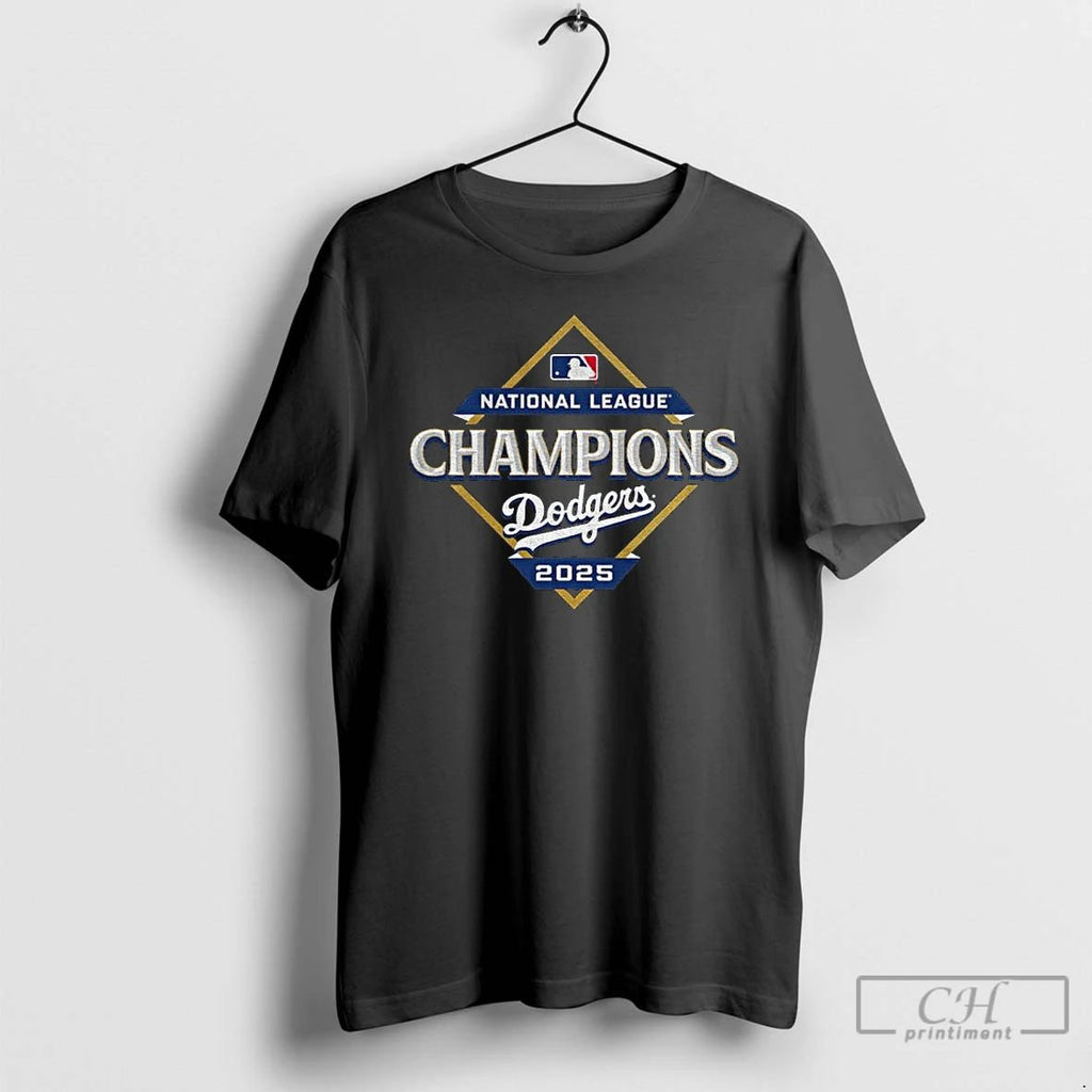 Classic Los Angeles Dodgers Baseball 2025 National League Champions Mlb T Shirts