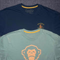 Howler Brothers Mens Hermanos De Howler Graphic T-Shirt Navy Blue XL