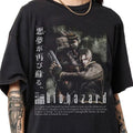 Vintage 90s Bootleg Style Biohazard Resident Evil T-Shirt, Leon Kennedy T-shirt