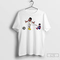 Classic Pedri Pulling Vini Jr 7 Football Cartoon Meme T Shirts