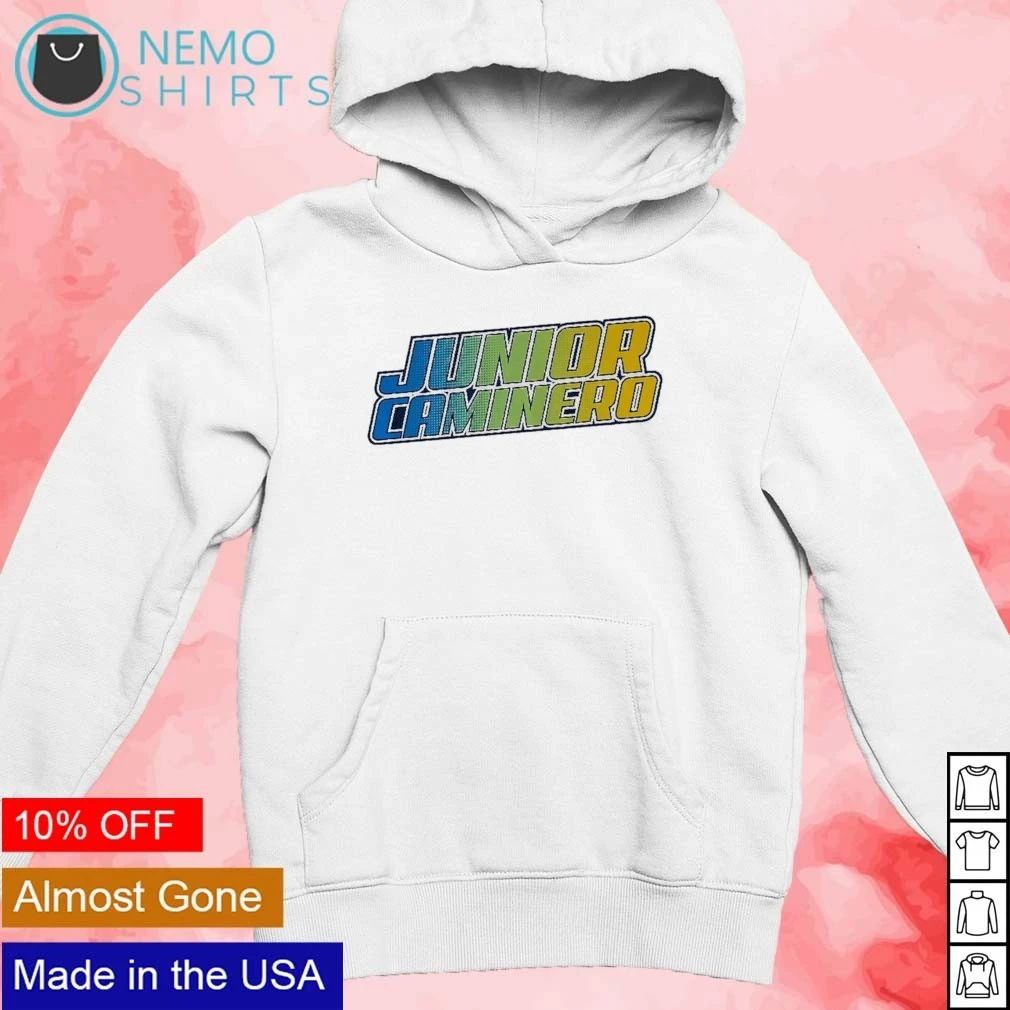 Junior Caminero throwback 90s Tampa Bay Rays shirt