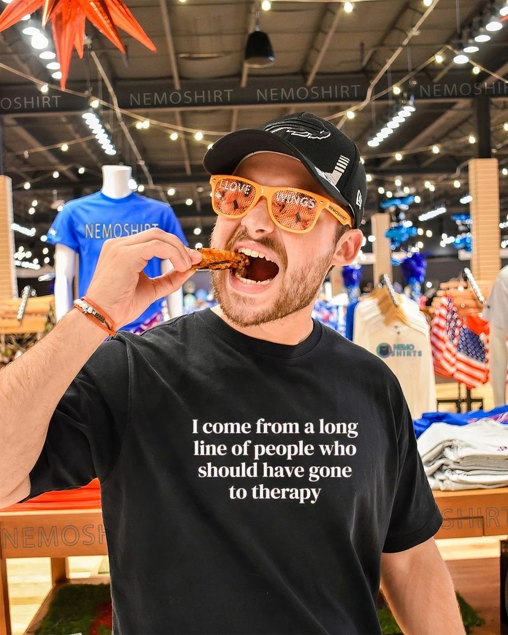 I Come from a Long Line of People Who Should Have Gone to Therapy shirt