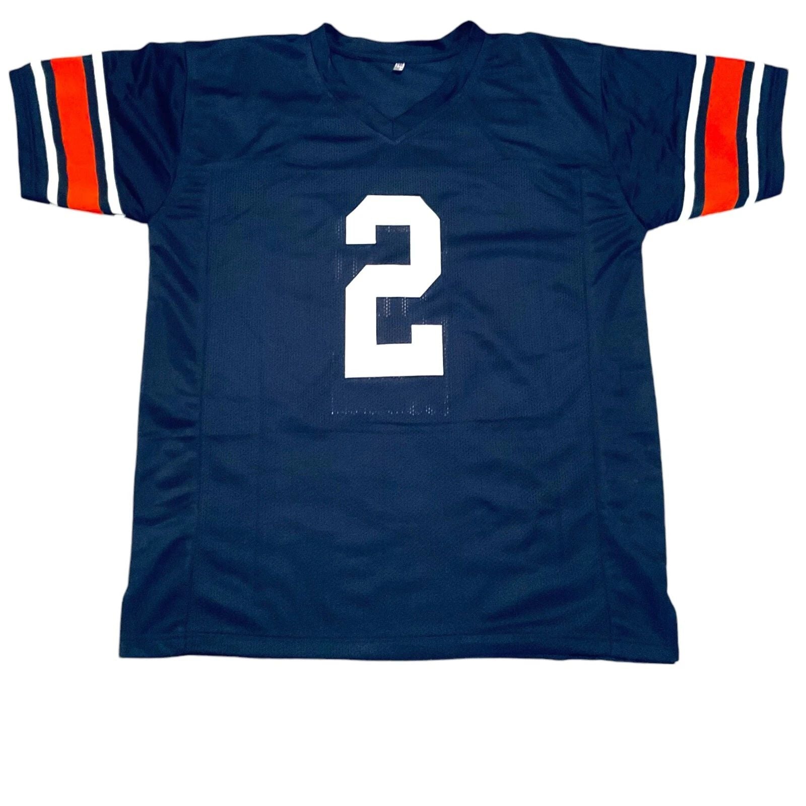 Custom Cam Newton Blue Mesh Football Jersey