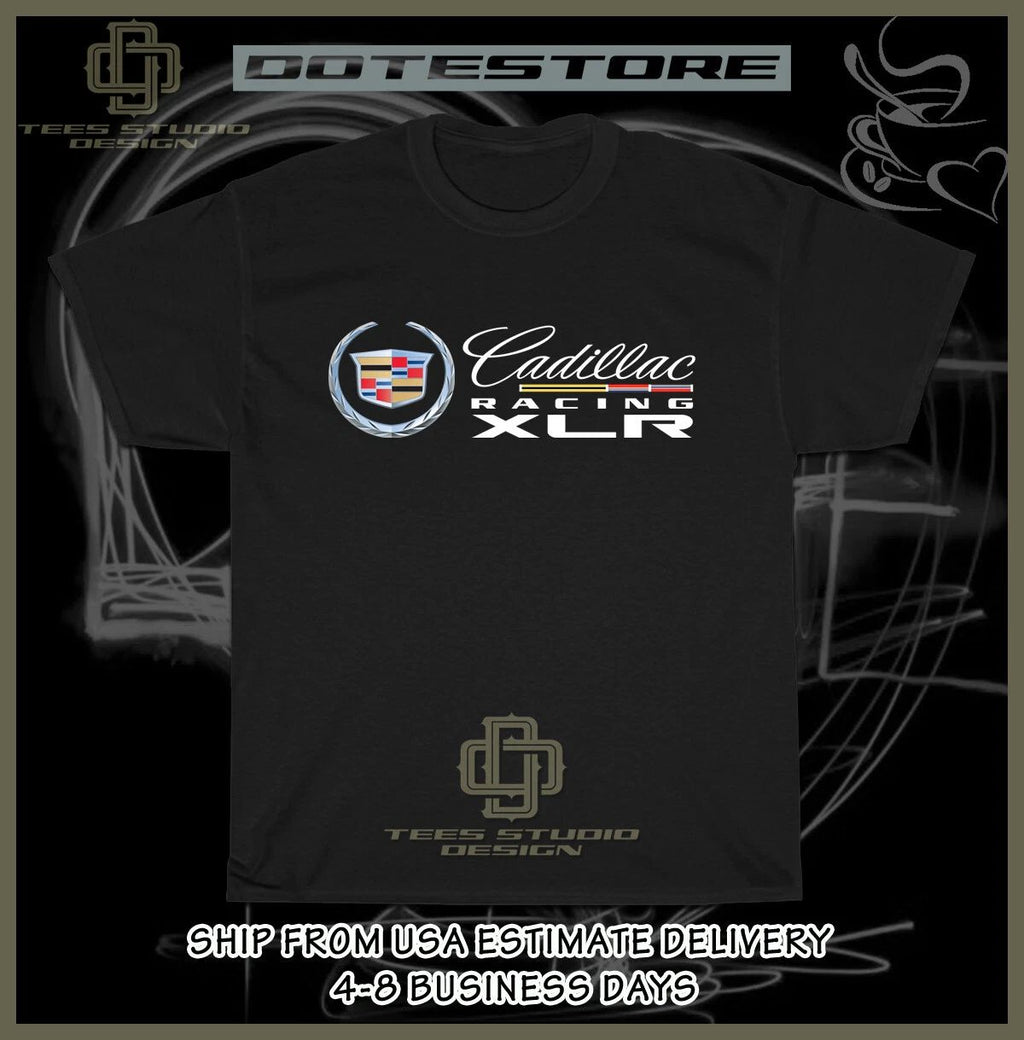 New Cadillac Racing XLR Logo Men's T-Shirt American Dotees Tee Shirt