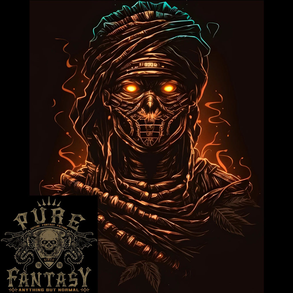 Mystical Mummy Egyptian Demon Fantasy Mens Light Cotton T-Shirt