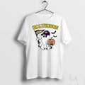 Original Halloween Ghost Baltimore Ravens Football Flag Pumpkin Ladies