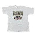 Vintage Washington DC Shirt Mens Large White Patriotic Eagle USA 90s Souvenir