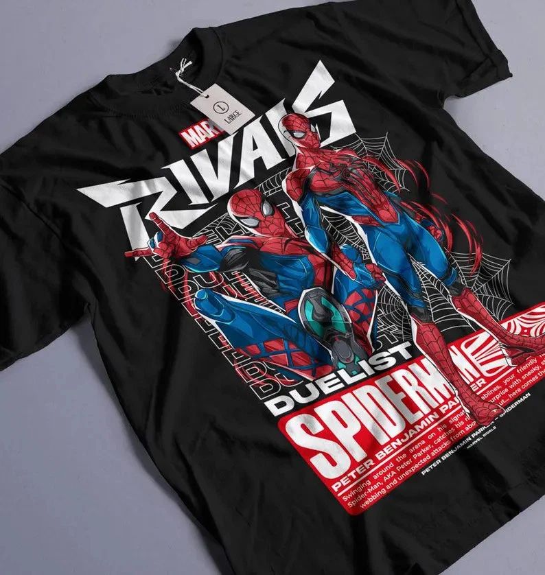 MVC: Clash Of Super Heroes Half Portraits Premium Anime Unisex T-Shirt