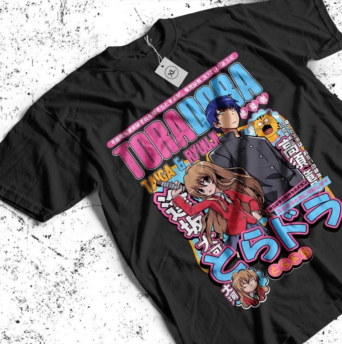 Toradora T-Shirt Taiga Ryuuji Aisaka Takasu Kawaii Anime Tee Shirt All Size