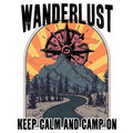 Wanderlust Cactus Tee Bison Silhouette Boho Adventure Shirt Sizes S-3X