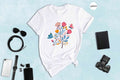 Pride Wildflowers Shirt, Bi Pride Shirt, Pride Shirt, Pride Outfit, Cute Flower