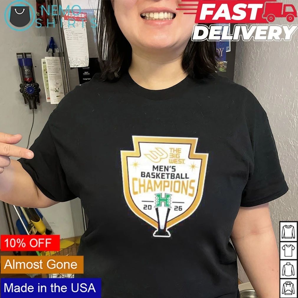 University of Hawaii 2026 Big West Men’s Basketball Champions shirt