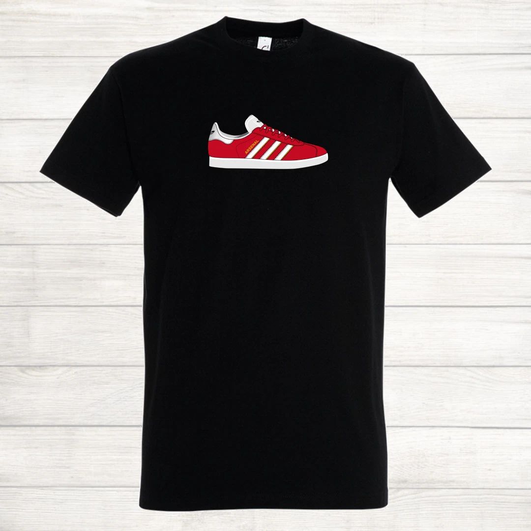 Arsenal Football Shirt Gazelle T Shirt The Gunners North London Red Football Top