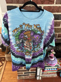Liquid Blue Men's Multicolor Tie-Dye Alice in Wonderland Graphic T-Shirt, xl