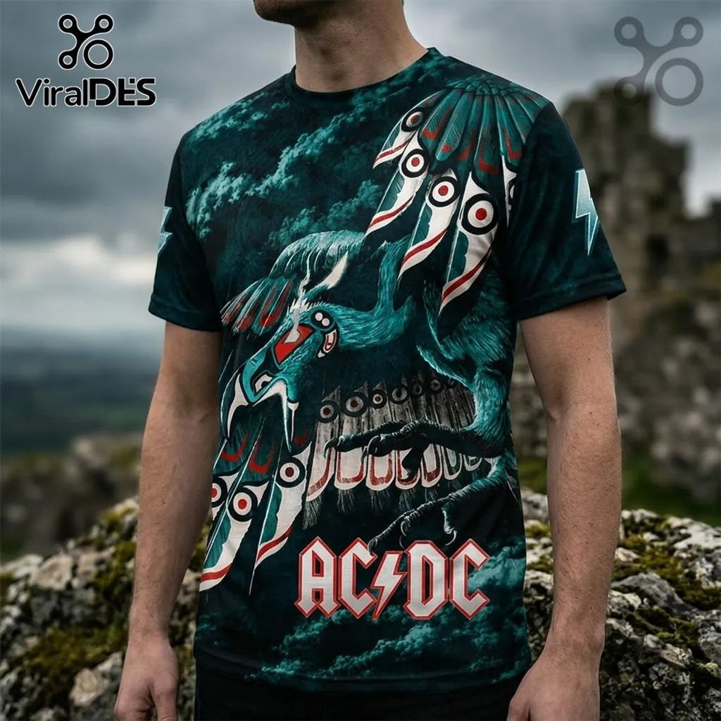 AC/DC PWR UP World Tour 2024-2026 Black T-Shirt