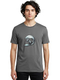 Wolf-Surfing-3 Mens Graphic Tee, 100% Cotton, Casual Summer Wear