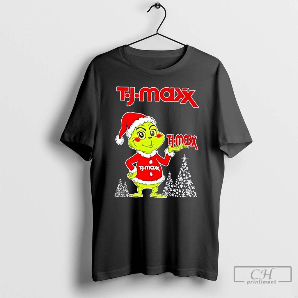 Classic Tj Maxx And Grinchmas Christmas Tree T Shirts