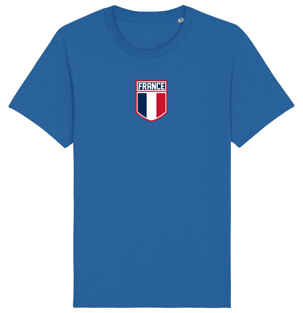 France Flag Badge T-Shirt 2026, Adults Kids Baby, Football Euro Shipping French