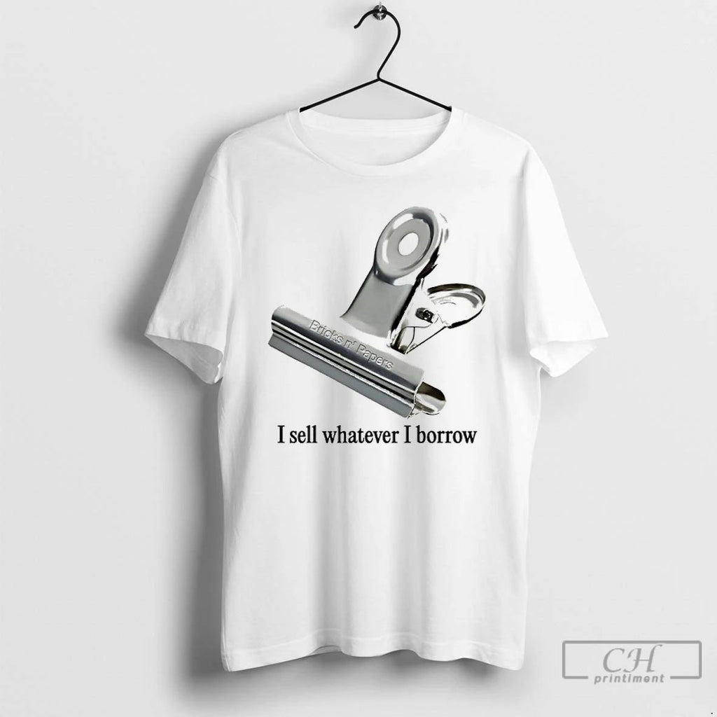 Classic Bricks Clip I Sell Whatever I Borrow T Shirts