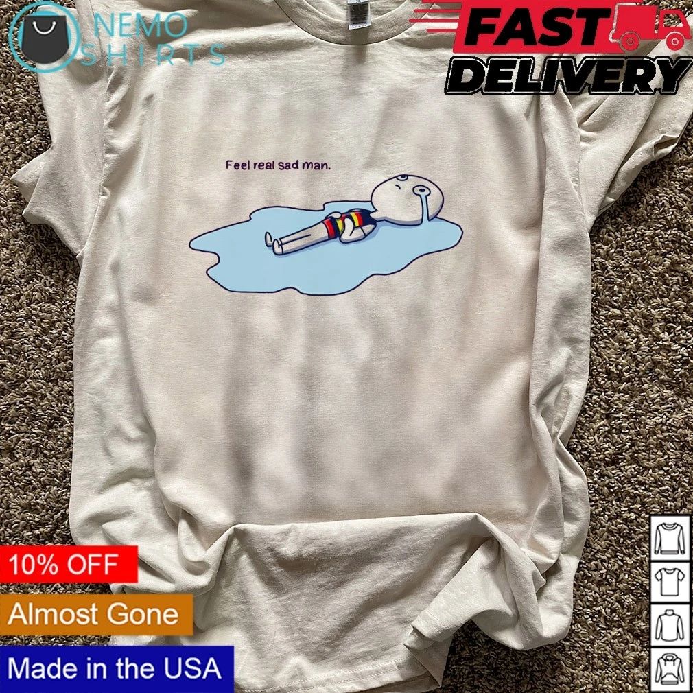 Adelaide FC feel real sad man shirt