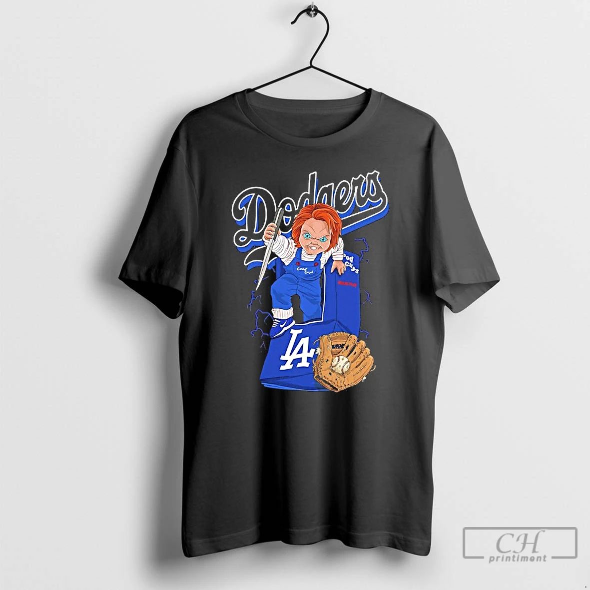 Classic Chucky Good Guys X Los Angeles Dodgers T Shirts