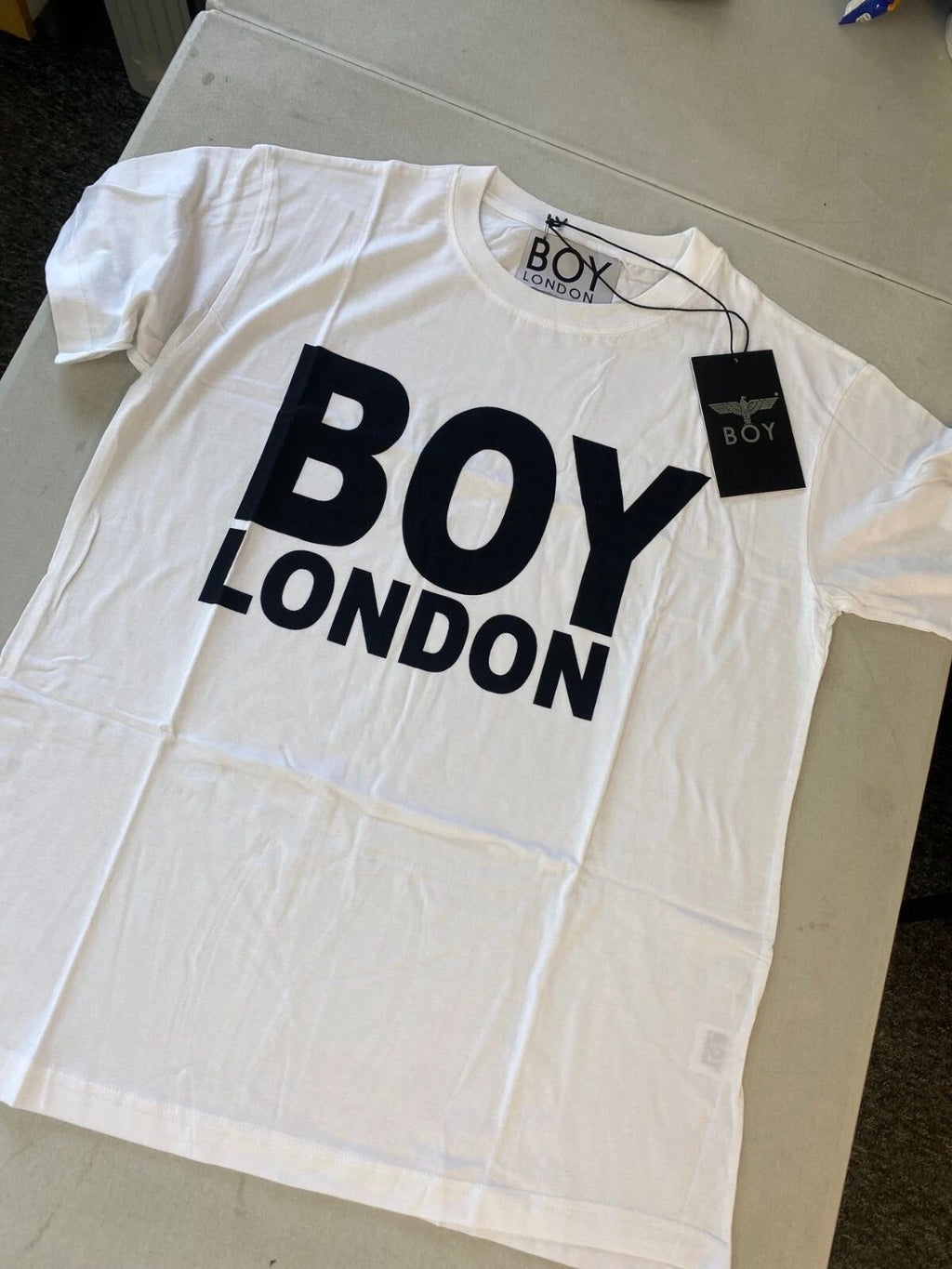 BOY LONDON WHITE OG VINTAGE T SHIRT UNISEX ONESIZE SELFRIDGES PUNK