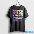 Some Grandmas Play Bingo Real Grandmas Watch Minnesota Vikings Football Diamond Heart Tshirts Sweater