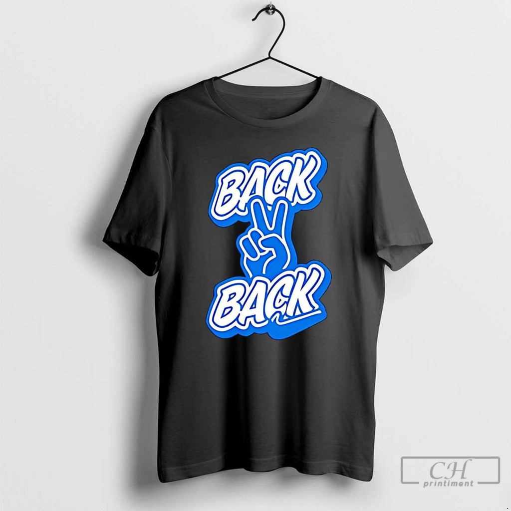 Premium Back 2 Back Los Angeles Dodgers Hand T Shirts