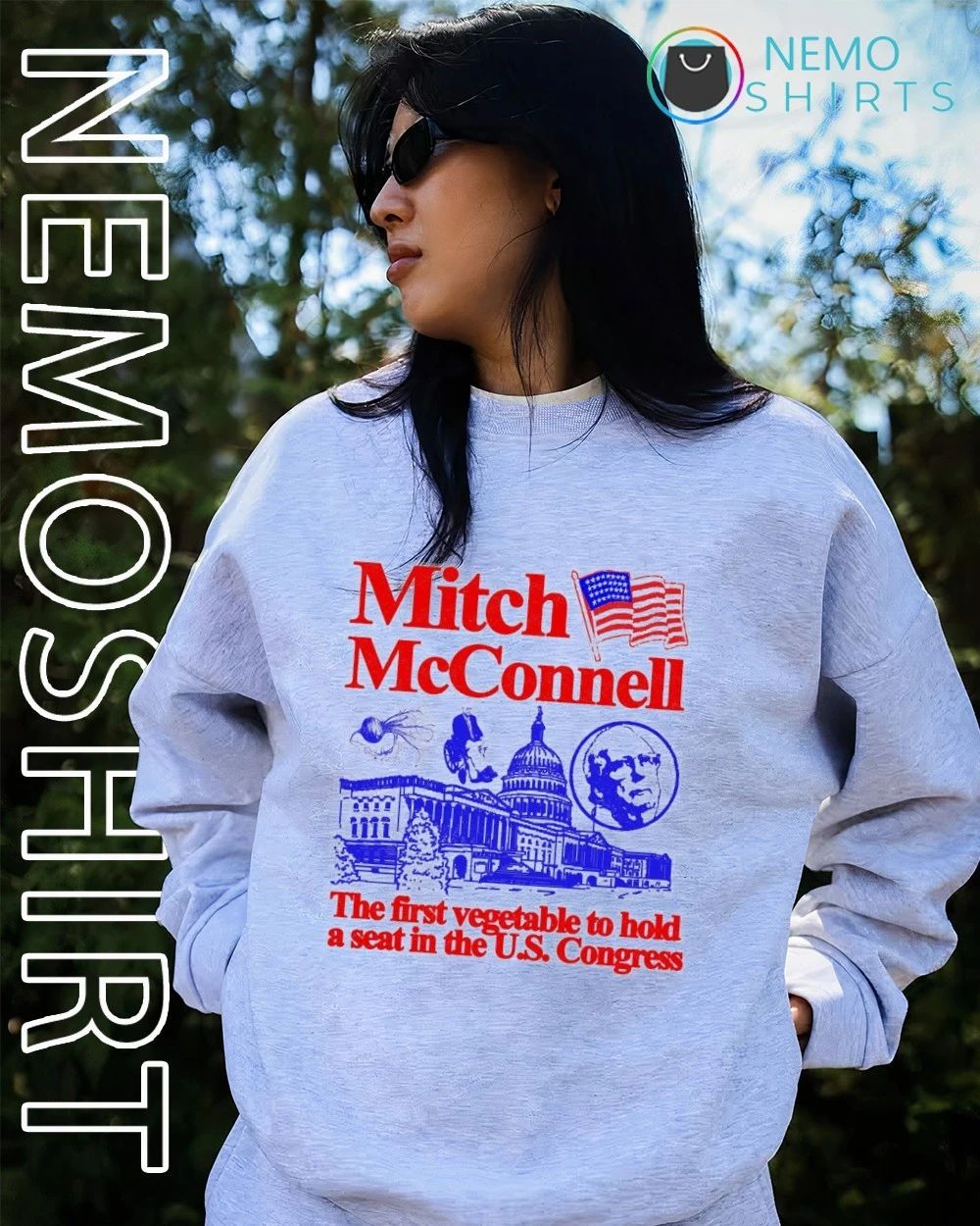 Mitch McConnell The First Vegetable to Hold a Seat in the US Congress shirt
