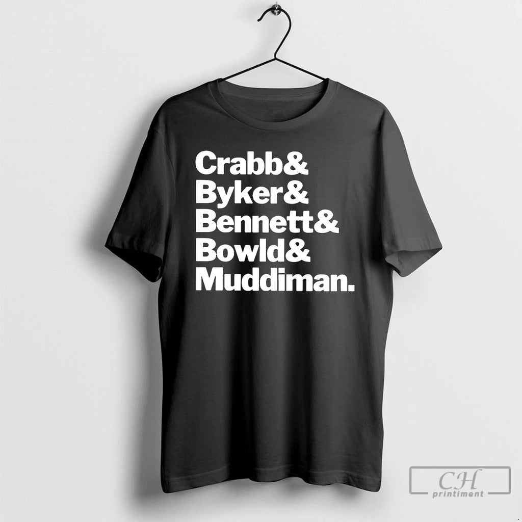 Classic Crabb And Byker And Bennett And Bowld And Muddiman Christmas T Shirts
