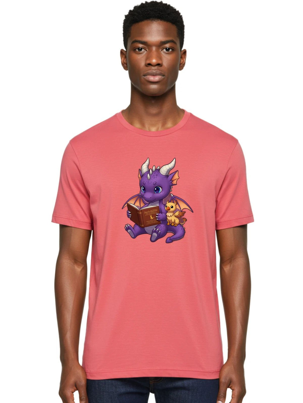 Notlahundo-Book Mens Graphic Tee, 100% Cotton, Casual Summer Wear