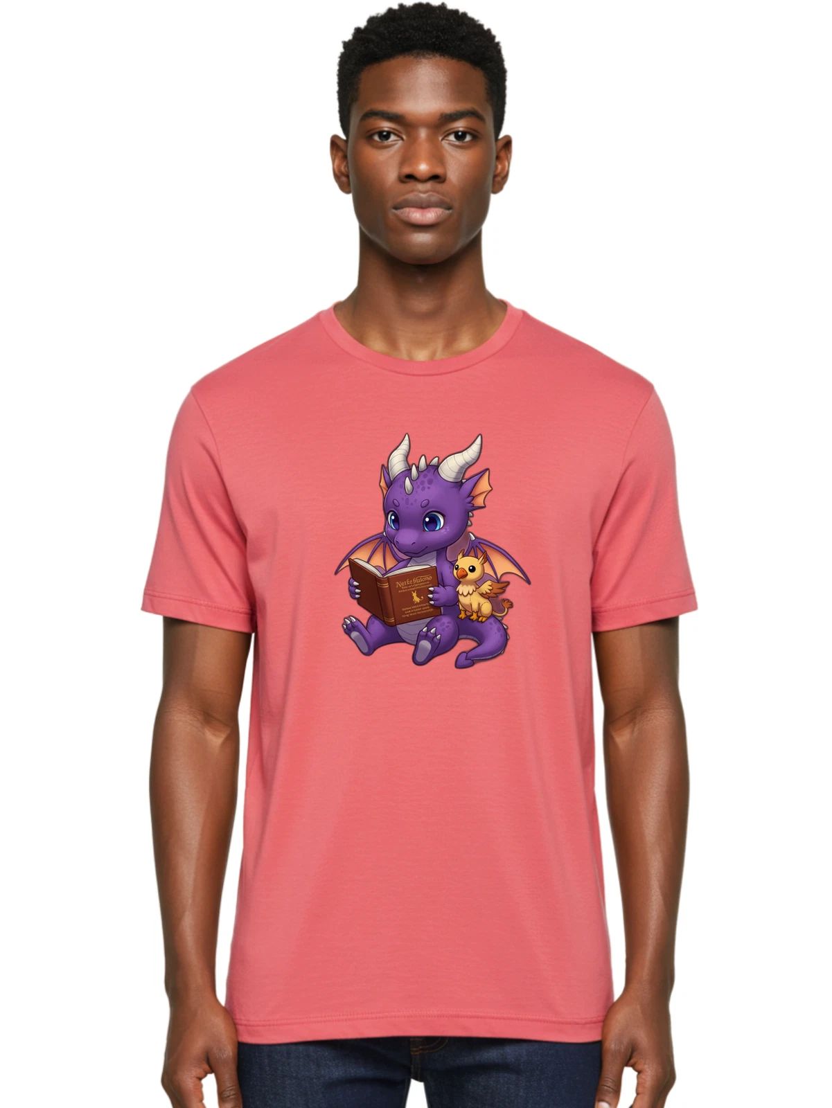 Notlahundo-Book Mens Graphic Tee, 100% Cotton, Casual Summer Wear