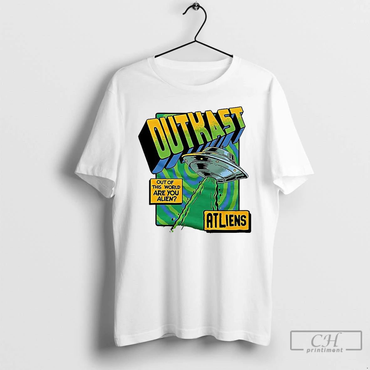Classic Outkast Atliens Out Of This World Are You Alien Ufo T Shirts