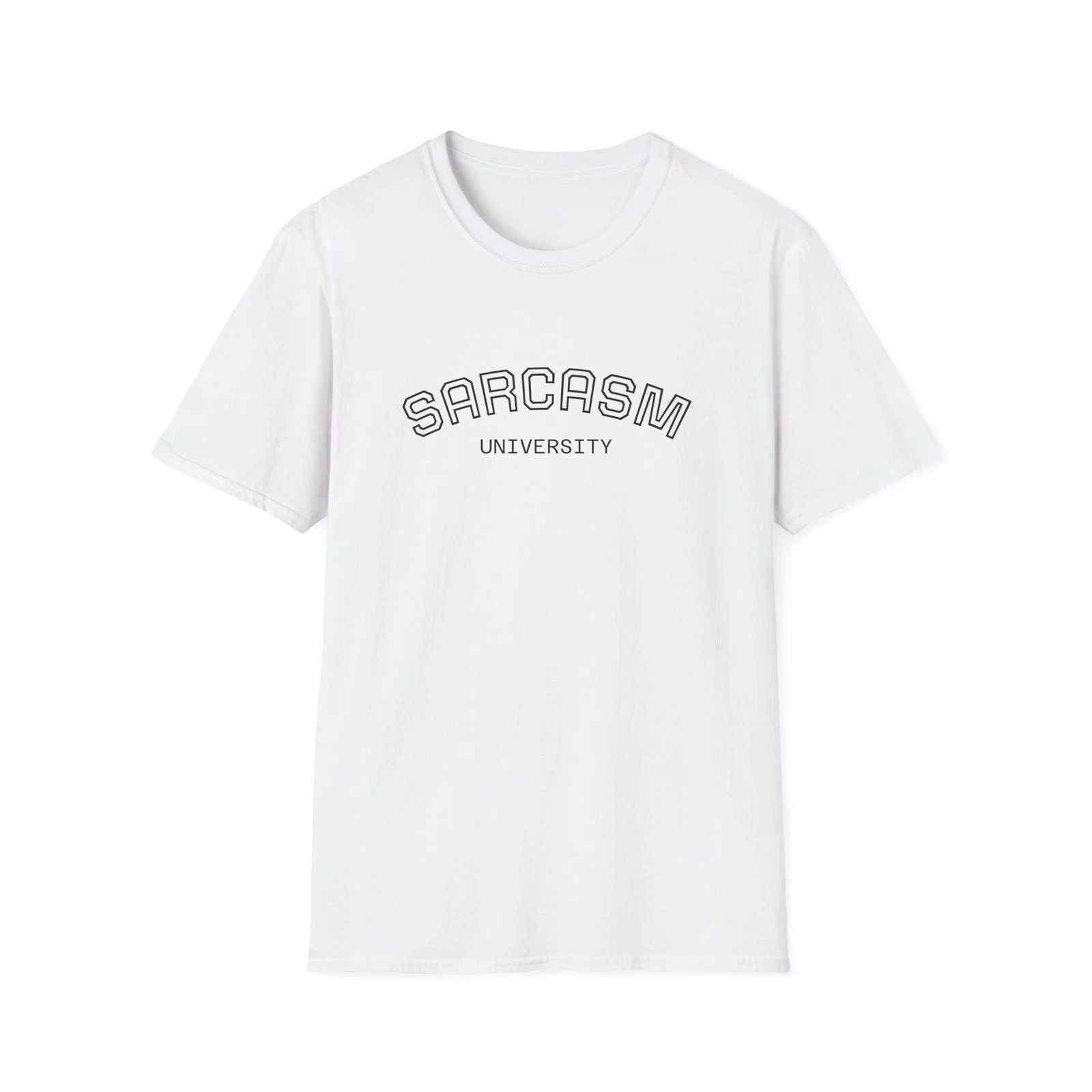 Sarcasm University T-Shirt | Retro Groovy Quote Tee