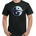 YIN YANG T-SHIRT, Glitch Mens Science SCIFI Tai Chi Chinese Symbol Tee Top