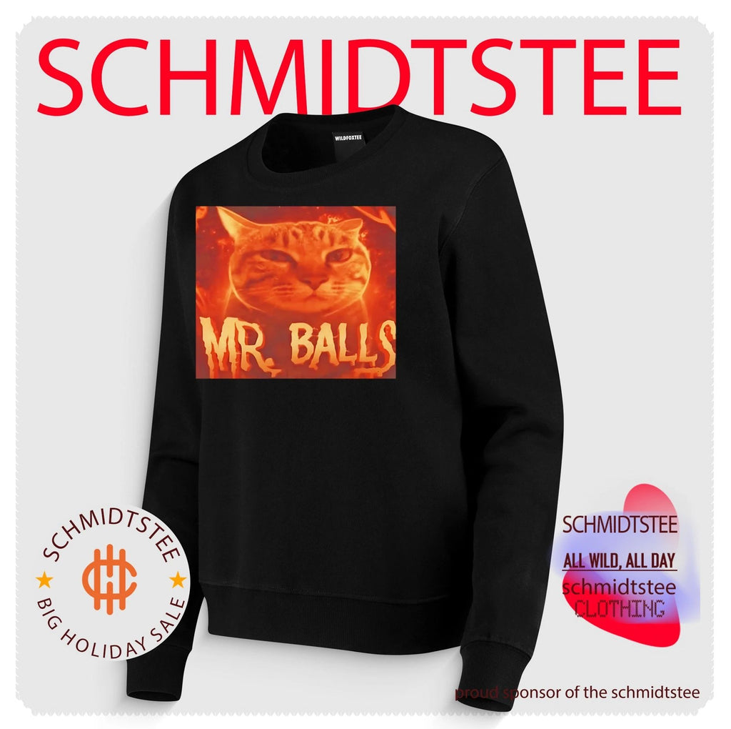Cat Mr.Balls on fire meme shirt