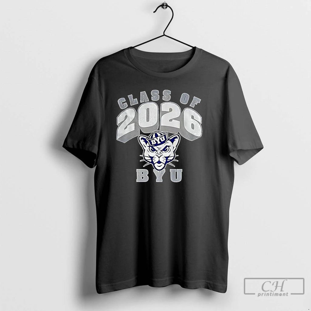 Classic Class Of 2026 Byu Mascot T Shirts