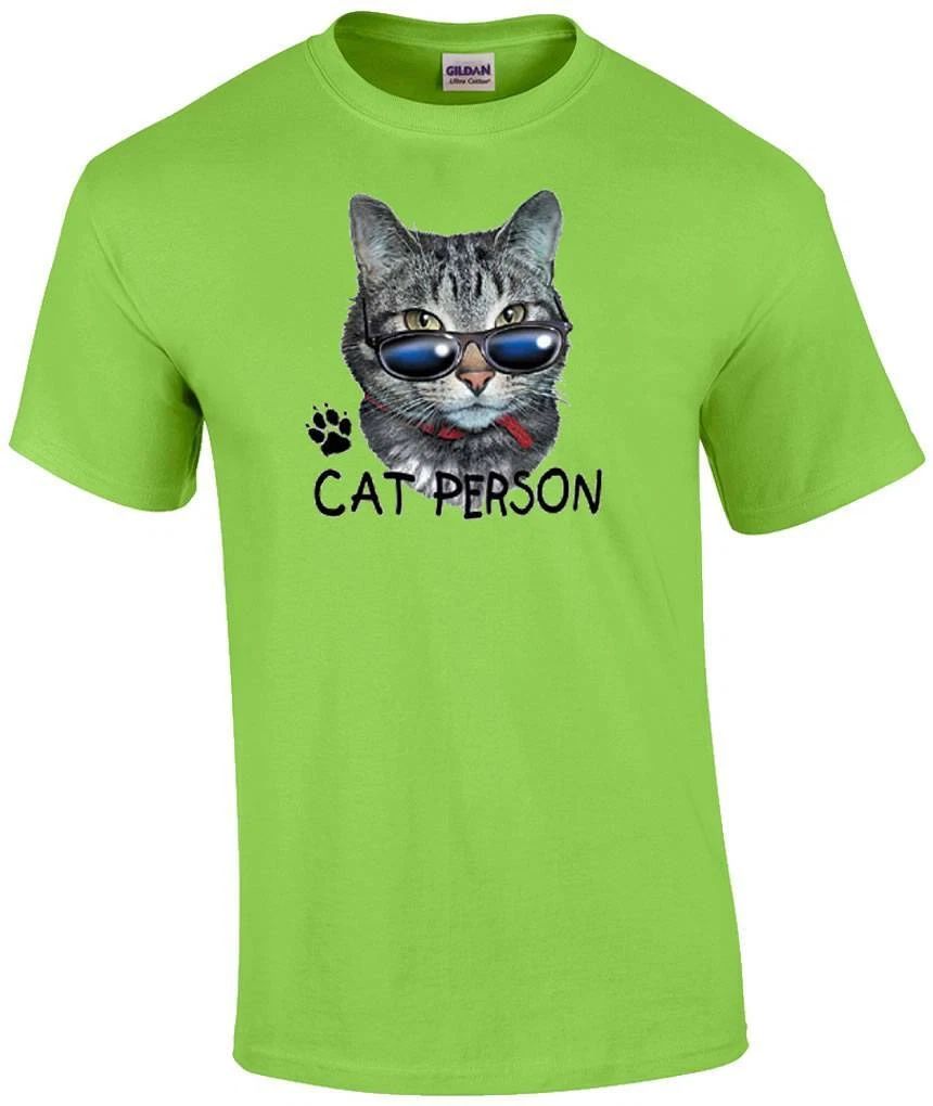 Funny Cool Sunglasses Cat Person T-Shirt