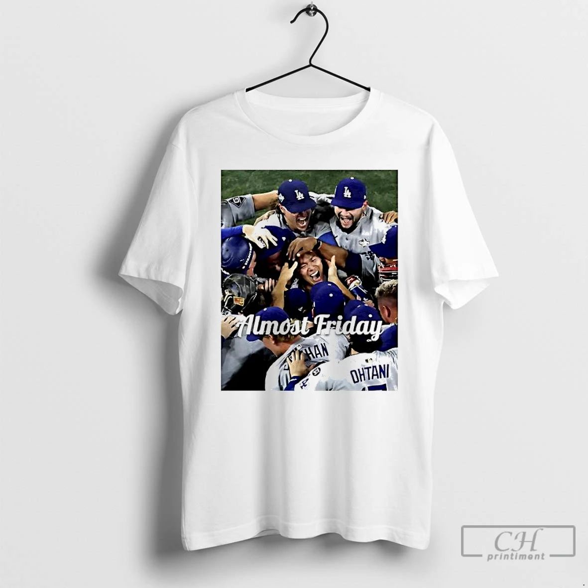 Premium Yoshinobu Yamamoto Los Angeles Dodgers Almost Friday T Shirts
