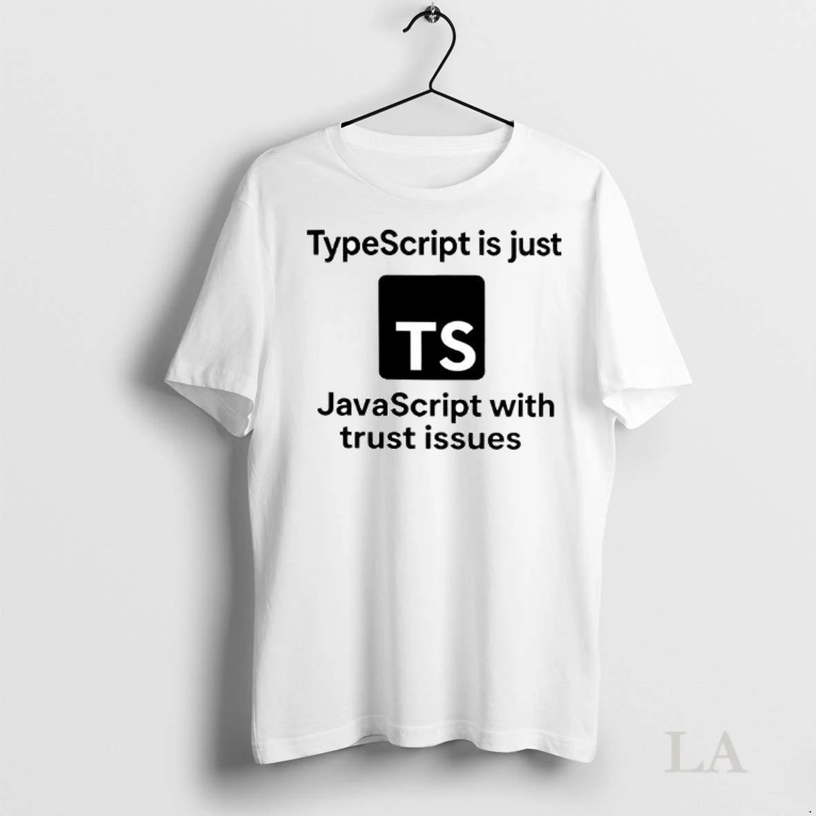 Original Typescript Is Just Javascript With Trust Issues Logo