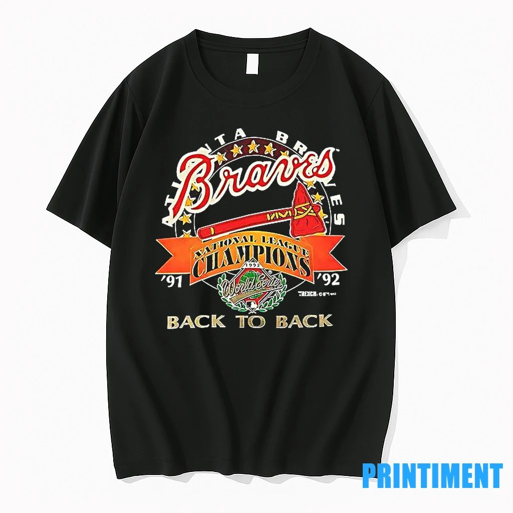 Atlanta Braves Back To Back National League Champions Tshirts Sweater