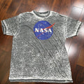 Fifth Sun NASA Logo Graphic T-Shirt 2XL Heather Gray Burnout Space Tee