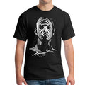 Strobe Man Black Short Sleeve T-Shirt Sci-Fi Space Man FigureHead Birthday Gift