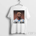 Classic George Floyd I Cant Score Messi T Shirts