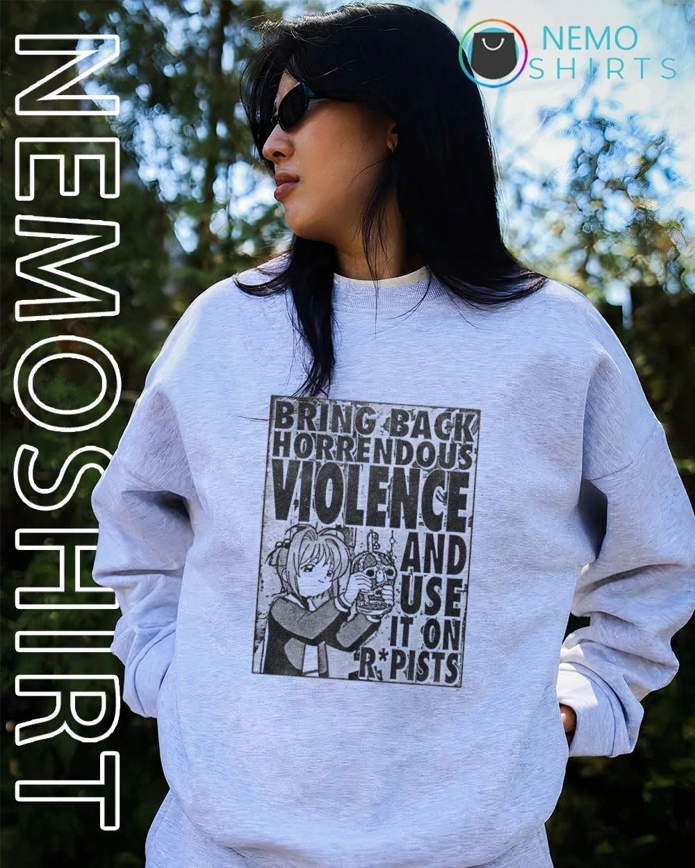 Cardcaptor Sakura Bring Back Horrendous Violence and Use It on Rpists shirt